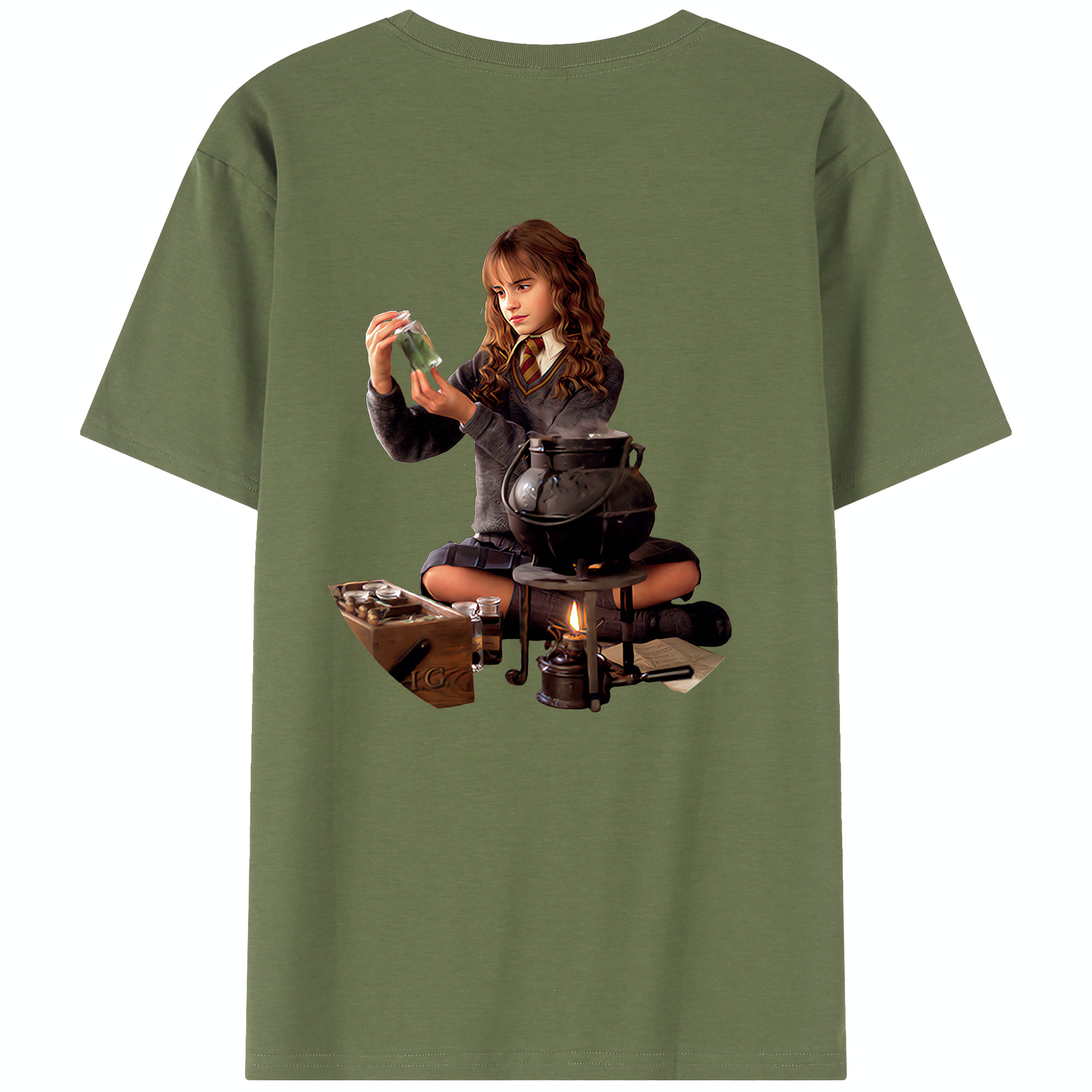 （画像用） Harry Potter ハリー・ポッターシリーズ 綿100％半袖Tシャツ（背面プリント）